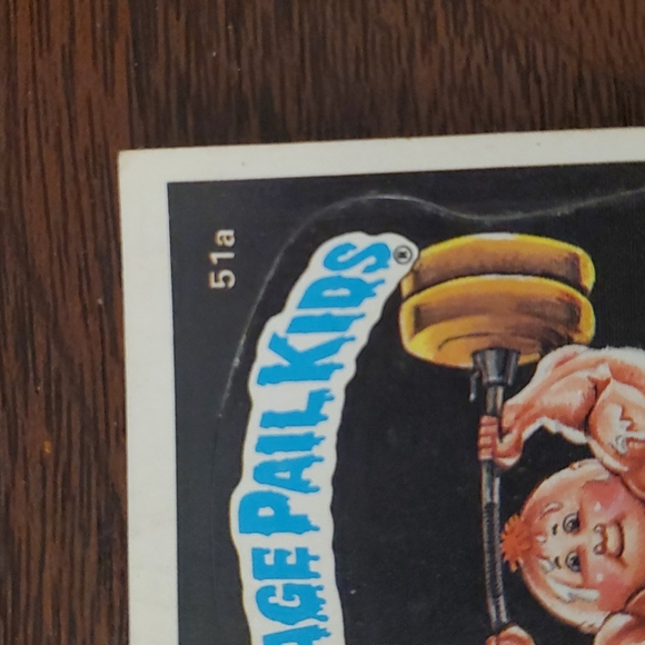 Vintage Garbage Pail Kids *Russell Muscle* #51a GPK 1985 Original Series 2 - Picture 3 of 6